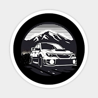 Subaru Impreza STI Rally Car Magnet